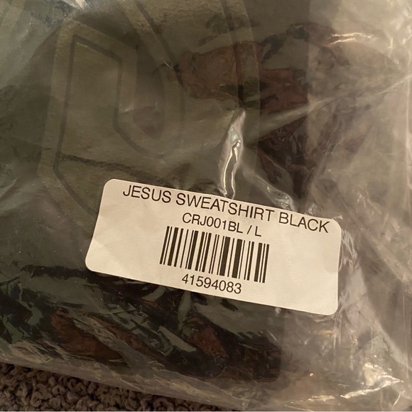 The Bar Black Jesus Varsity Sweatshirt - Picture 5 of 5